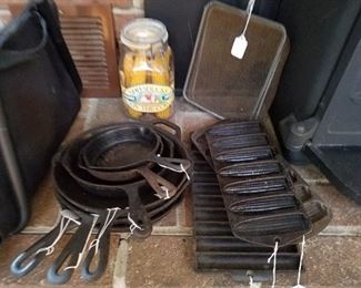 A closere look at some of the cast iron items
