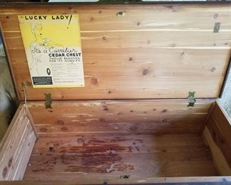 A look inside the Lucky Lady cavalier chest
