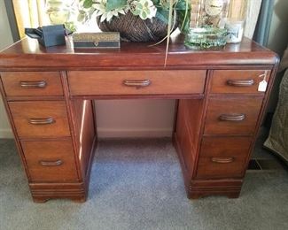 A closer look at the desk