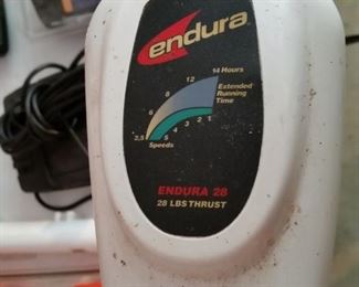 The top of the trolling motor