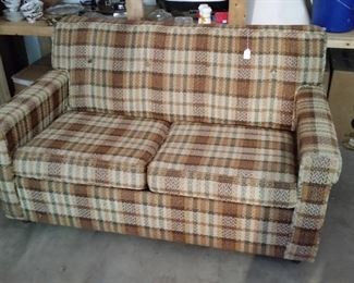 Loveseat with pull-out sleeper