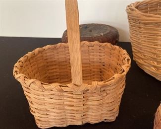 Lot Of 4 Vintage Baskets