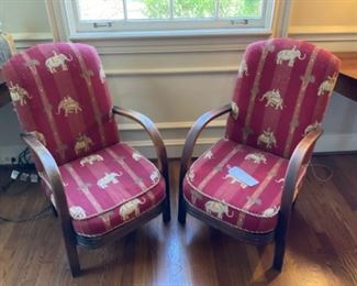 Pair of chairs… these are MCM. 