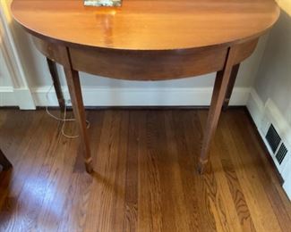 Demi lune table - pair