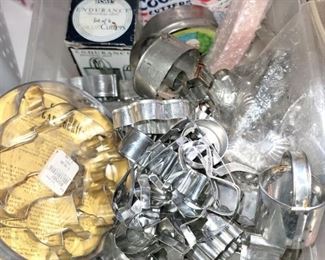 Cookie cutters, copper, vintage