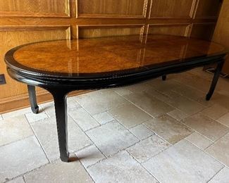 MCM CENTURY FURNITURE, North Carolina dining table with two leaves