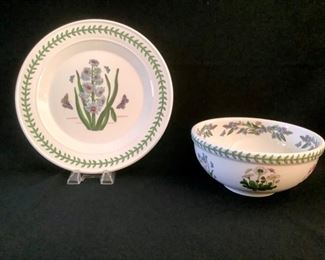 ANSM707 Port Meirion Matching Serving Plate And Bowl