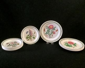 ANSM714 Portmeirion 4 Pc Dinner Plates 6 Pc Dessert Plates