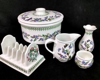 ANSM928 Portmeirion Lidded Casserole Dish, Toast Rack More