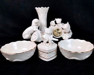 ANSM931 Lenox Collectible Animal Figurines, Vase, More