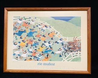 JMFO300 Rie Munoz, Art Concepts, Signed Poster