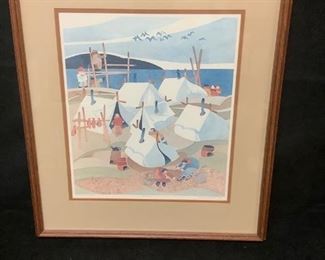 JMFO701 Rie Munoz Summer Camp Print