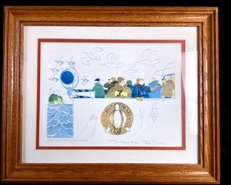 JMFO938 Rie Munoz Signed Dated Framed Print