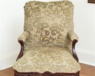 Upholstered armchair