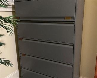 Metal file cabinet