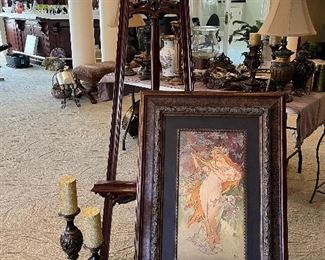 Maitland Smith wood easel