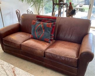 Leather sofa,  