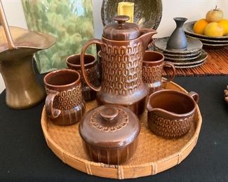 Wedgwood, vintage pottery,  Pennine Pattern.  Coffee set
