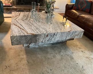 Marble coffee table, contemporary, modern 