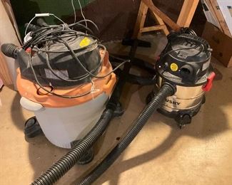 Vacuums, Wet Vacs 
