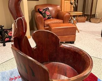Antique Chinese Baby Bath