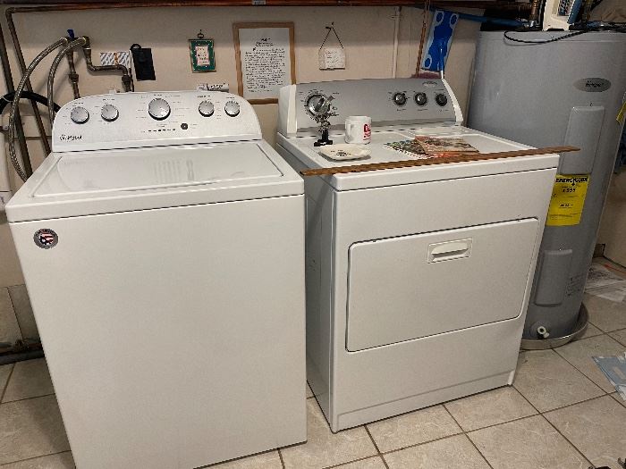 Whirlpool washer an dryer