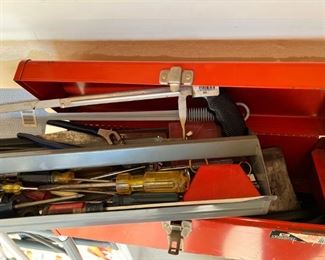Assorted tools and ladders