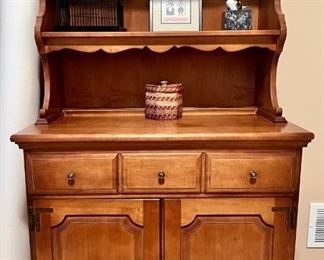 Hard-rock maple cabinet
