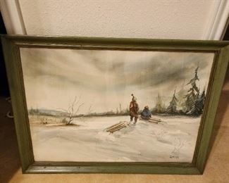 Hand painted ...not a print