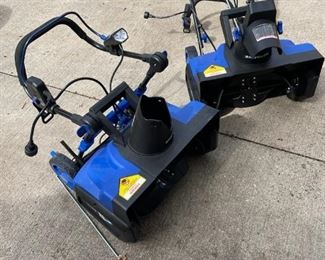 2 SnowJoe Snow Throwers