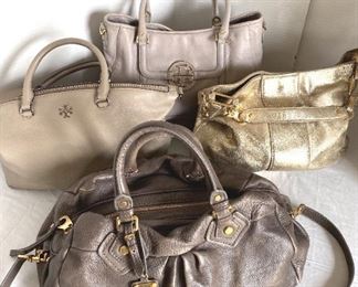 3 Tory Burch Handbags, 1 Marc by Marc Jacobs Handbag