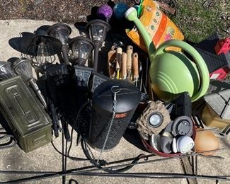 BlackDecker Bug Zapper, Lawn Lights, Birdhouses, Gardening Tools, and Other Lawn Decor