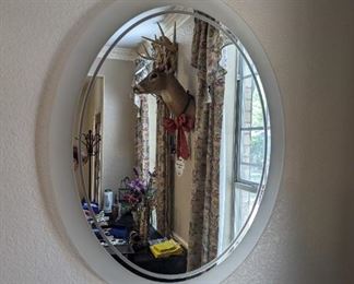 Oval Mirror 23 x 29"