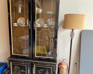 Habersham cabinet with lights