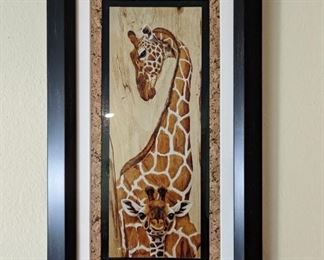 Framed Giraffe