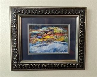 Framed Painting by Sue Gilliam