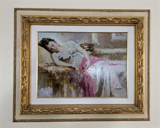 Shades of Pale by Pino (2008) 16 x 22" Giclee in Color with Hand Embellishment