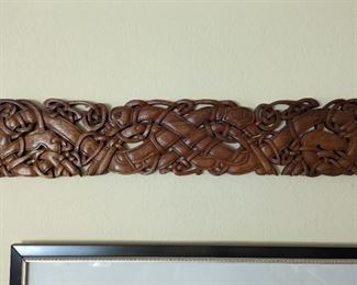 Carved Wood Wall Art