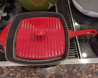 Glazed Cast Iron Skillet