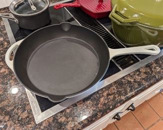 Glazed Cast Iron Skillet
