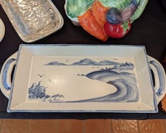 Gull Rock Pottery Serving Tray