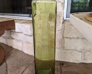 Colored Glass Vase