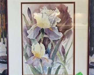 Gouache Watercolor by June Bennett 23.5" x 16"