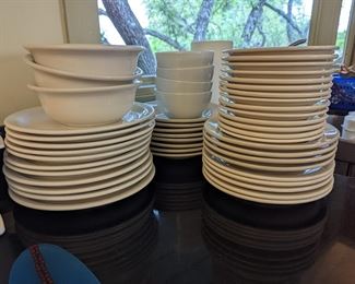 Assorted White Dining Set