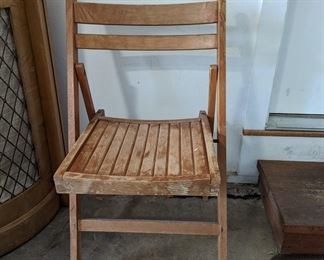 Folding Wooden Chair