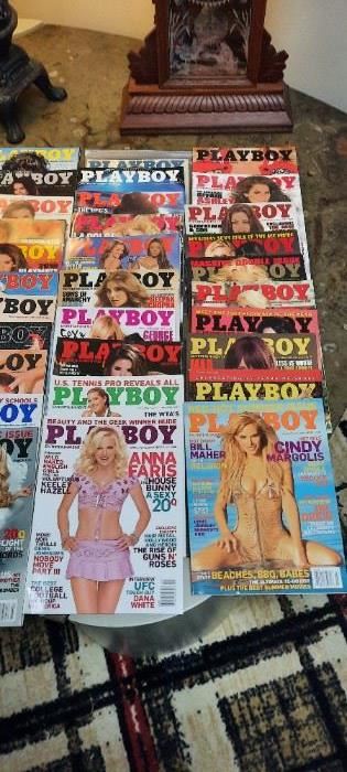Collection of Vintage Playboys