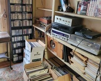 Turntable and albums