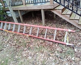 24 ft Aluminum and Fiberglass Ladder by Keller