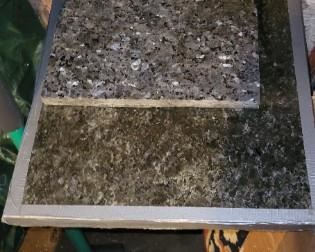 Slabs of granite