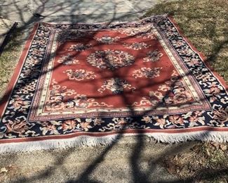 Many different rugs.